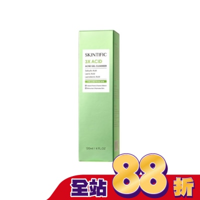 skintific SKINTIFIC水楊酸淨痘潔面乳120ml