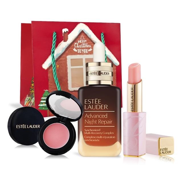 ESTEE LAUDER 雅詩蘭黛 棕心修護好友組[特潤50ml+粉嫩潤色護唇膏3.2g+1.6g]-專櫃公司貨