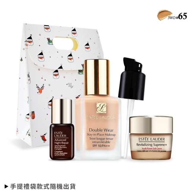 ESTEE LAUDER 雅詩蘭黛 年輕修護持久底妝組#65(3W0)-聖誕交換禮物