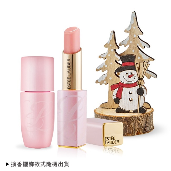 ESTEE LAUDER 雅詩蘭黛 粉嫩慾望撫紋潤色修護雙入組[護唇膏3.2g+修護精華9ml]-聖誕交換禮物