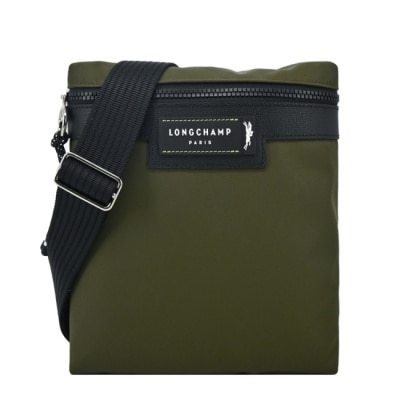 LONGCHAMP LONGCHAMP LE PLIAGE ENERGY系列再生尼龍直式斜背包(卡其綠)20026-HSR-892