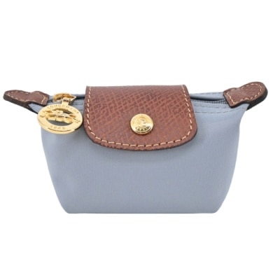 LONGCHAMP LONGCHAMP LE PLIAGE系列再生尼龍水餃零錢包(鋼灰)30016-089-P80