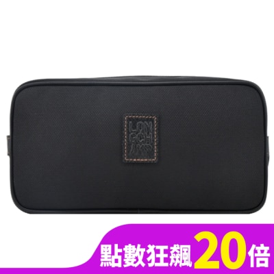LONGCHAMP LONGCHAMP BOXFORD系列帆布盥洗包(黑)1034-080-001