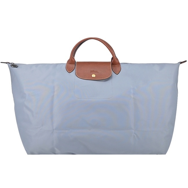 LONGCHAMP LE PLIAGE系列摺疊旅行袋(中/鋼灰)1625-089-P80