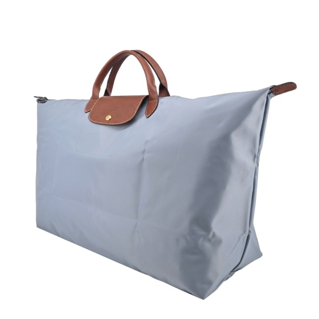 LONGCHAMP LE PLIAGE系列摺疊旅行袋(中/鋼灰)1625-089-P80