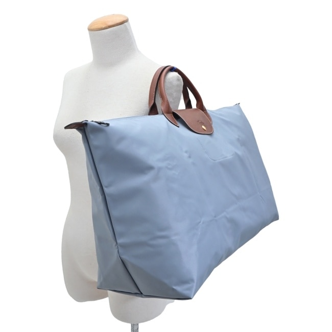 LONGCHAMP LE PLIAGE系列摺疊旅行袋(中/鋼灰)1625-089-P80