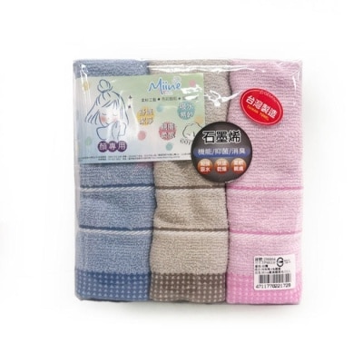 Miine - Miine歐風輕柔毛巾3入