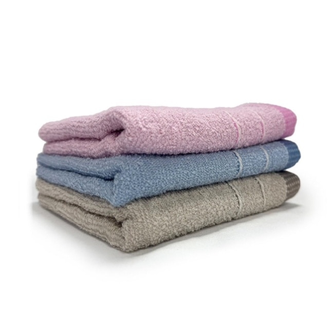 Miine歐風輕柔毛巾3入