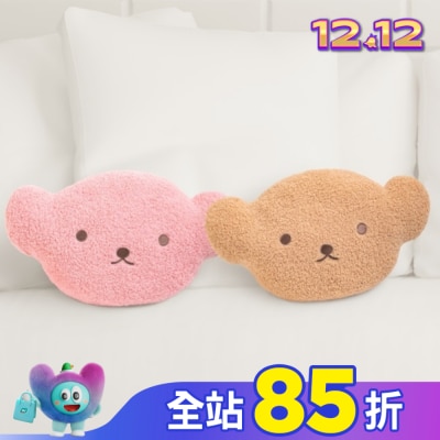 Miine Miine 療癒熊抱枕-卡其