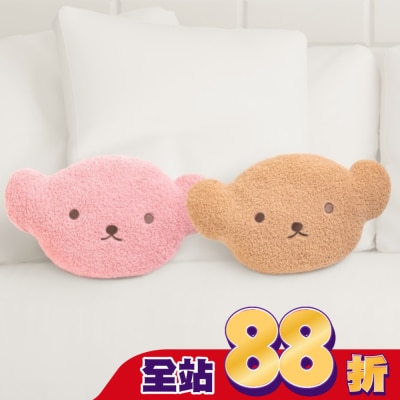 Miine Miine 療癒熊抱枕-卡其