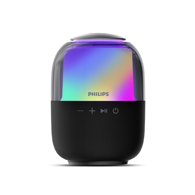 PHILIPS 炫彩RGB強力低音無線藍牙5.3喇叭-TAS2108BK