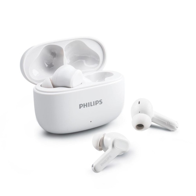 PHILIPS 強力低音入耳式無線藍牙耳機(白)-TAT1109WT