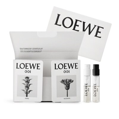 LOEWE LOEWE 001淡香精套組[男性+女性](1.5mlX2)-香水隨身針管試香