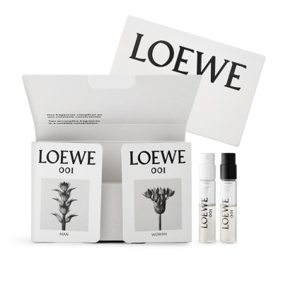 LOEWE LOEWE 001淡香精套組[男性+女性](1.5mlX2)-香水隨身針管試香-專櫃公司貨