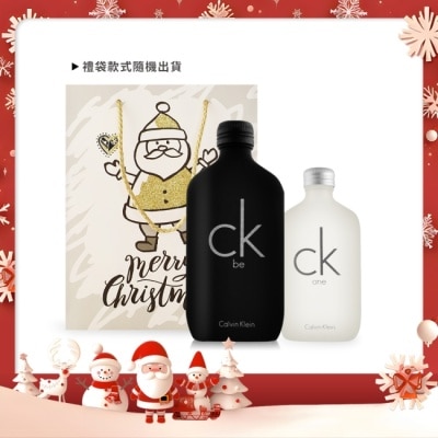 CALVINKLEIN Calvin Klein ck be+one 聖誕香水組(100ml+200ml)-專櫃公司貨