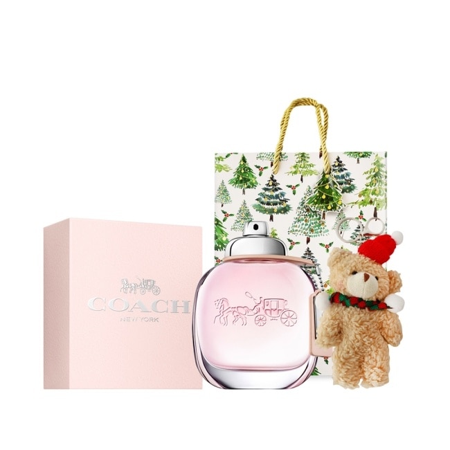 COACH 時尚經典淡香水禮讚組(香水30ml+聖誕熊)-專櫃公司貨