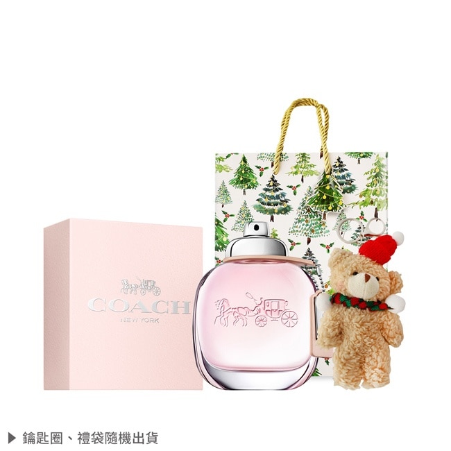 COACH 時尚經典淡香水禮讚組(香水30ml+聖誕熊)-專櫃公司貨