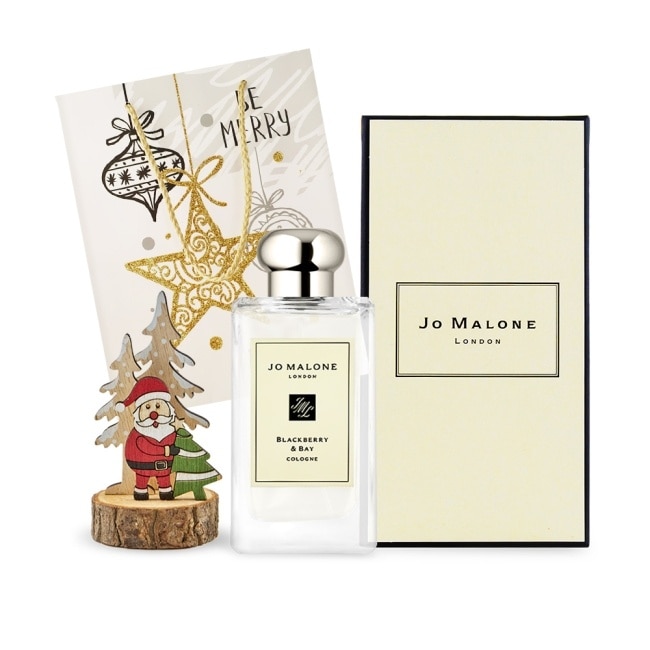 Jo Malone 鼠尾草與海鹽香水璀璨聖誕組(100ml+木質擴香擺飾)-國際航空版