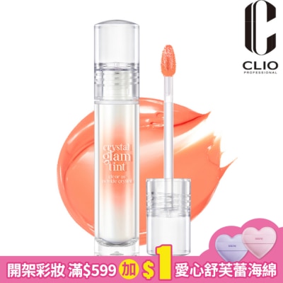 CLIO 珂莉奧 珂莉奧 水晶糖心光潤唇釉 13花漾杏桃-璀璨萌貓版 3.4g