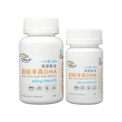 葆療美 葆療美 ASTAPEUTIC-超純淨高DHA溯源魚油 60粒+30粒