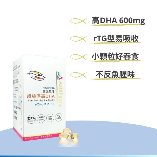 葆療美 ASTAPEUTIC-超純淨高DHA溯源魚油 60粒+30粒