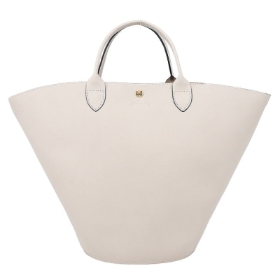 LONGCHAMP LONGCHAMP EPURE系列牛皮壓印手提包(特大/白紙)10260-HYZ-555