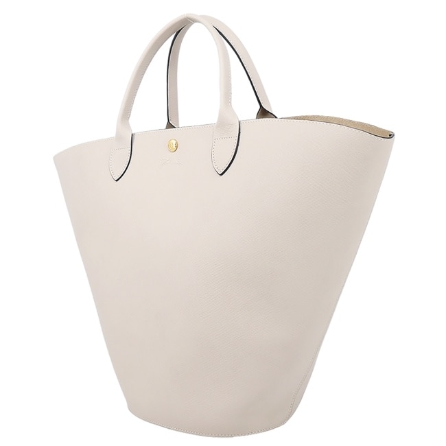 LONGCHAMP EPURE系列牛皮壓印手提包(特大/白紙)10260-HYZ-555