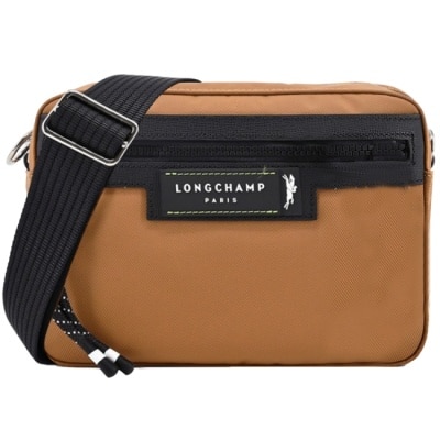 LONGCHAMP LONGCHAMP LE PLIAGE ENERGY系列再生尼龍相機斜背包(小/菸草棕)20034-HSR-004