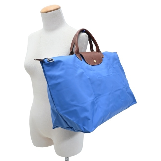 LONGCHAMP LE PLIAGE系列摺疊旅行袋(小/鈷藍)1624-089-P78