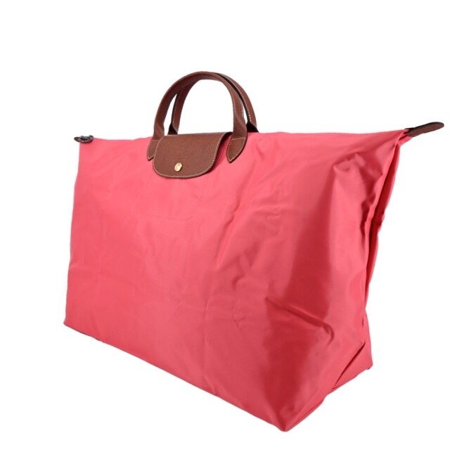 LONGCHAMP LE PLIAGE系列摺疊旅行袋(中/石榴紅)1625-089-P76