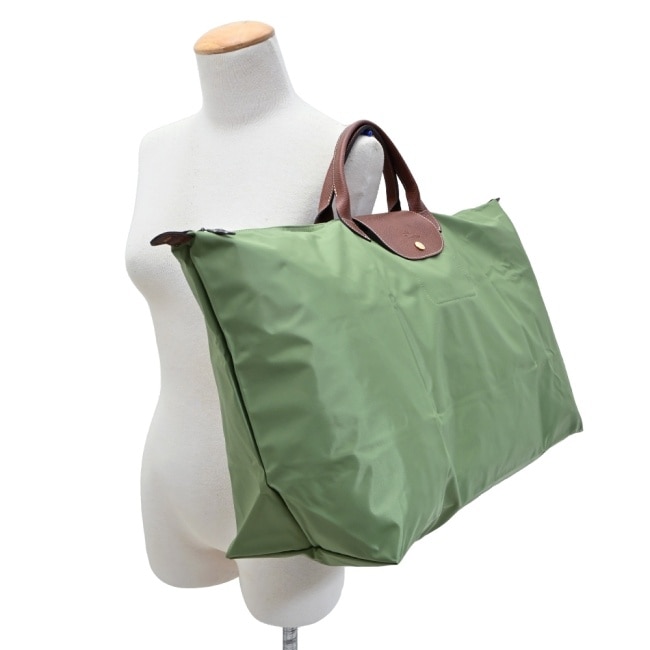 LONGCHAMP LE PLIAGE系列摺疊旅行袋(中/苔蘚綠)1625-089-P77