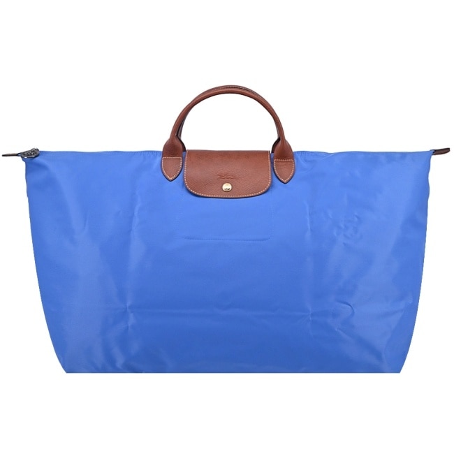 LONGCHAMP LE PLIAGE系列摺疊旅行袋(中/鈷藍)1625-089-P78