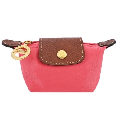 LONGCHAMP LONGCHAMP LE PLIAGE系列再生尼龍水餃零錢包(石榴紅)30016-089-P76