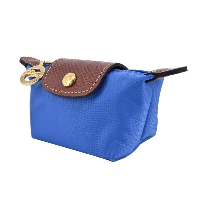 LONGCHAMP LE PLIAGE系列再生尼龍水餃零錢包(鈷藍)30016-089-P78