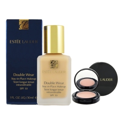 ESTEE LAUDER 雅詩蘭黛 雅詩蘭黛粉持久持妝粉底SPF10 PA++30ml(1W2(贈粉嫩慾望唇鏡1.6g)