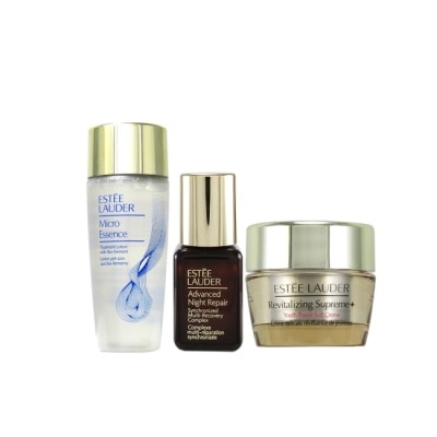 ESTEE LAUDER 雅詩蘭黛 Estee Lauder微分子原生露30ml+特潤修護露7ml+無敵膠原霜15ml