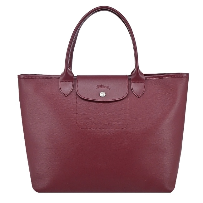 LONGCHAMP LE PLIAGE CITY系列PVC帆布托特包(深紫)10182-HYQ-261