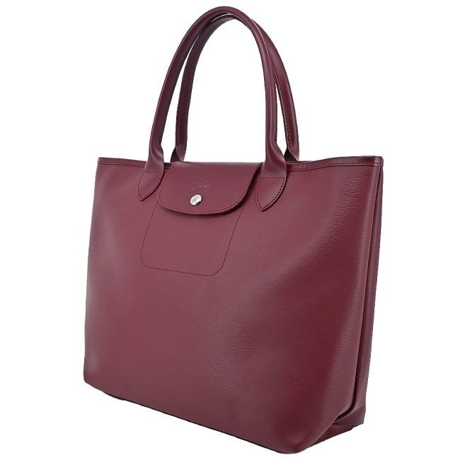 LONGCHAMP LE PLIAGE CITY系列PVC帆布托特包(深紫)10182-HYQ-261