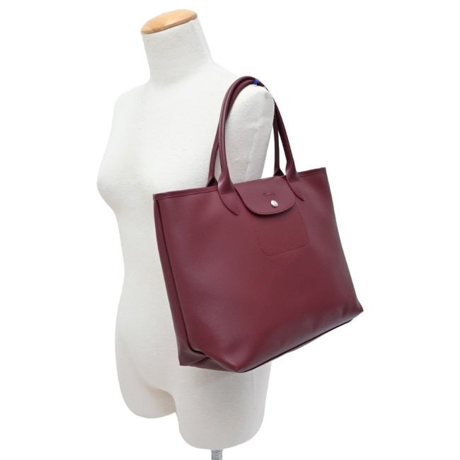 LONGCHAMP LE PLIAGE CITY系列PVC帆布托特包(深紫)10182-HYQ-261