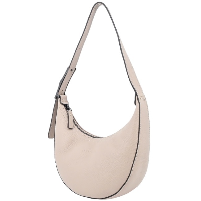 LONGCHAMP ROSEAU ESSENTIAL系列牛皮半月形單肩包(小/黏土灰)10217-968-266