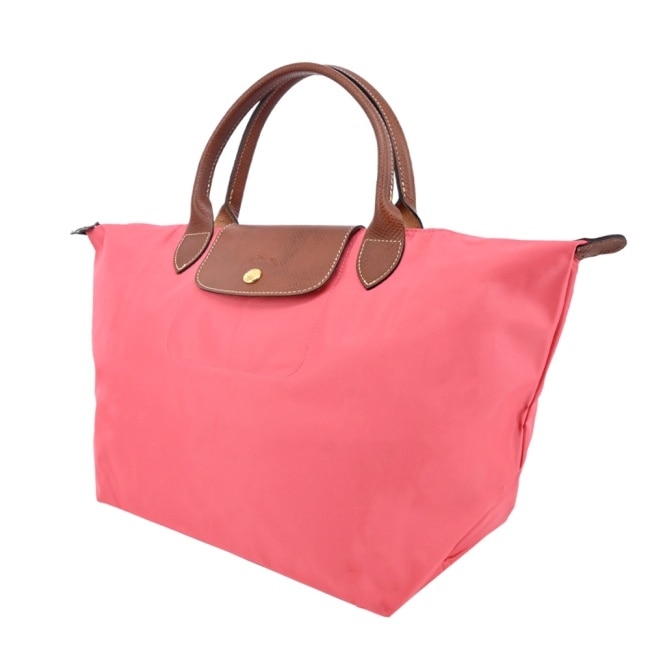 LONGCHAMP LE PLIAGE系列手提水餃包(中/石榴紅)1623-089-P76