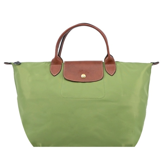 LONGCHAMP LE PLIAGE系列手提水餃包(中/苔蘚綠)1623-089-P77