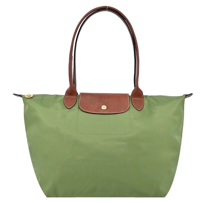 LONGCHAMP LE PLIAGE系列肩背水餃包(大/苔蘚綠)1899-089-P77