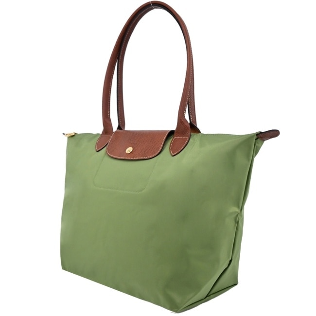 LONGCHAMP LE PLIAGE系列肩背水餃包(大/苔蘚綠)1899-089-P77