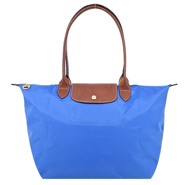 LONGCHAMP LE PLIAGE系列肩背水餃包(大/鈷藍)1899-089-P78