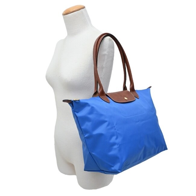 LONGCHAMP LE PLIAGE系列肩背水餃包(大/鈷藍)1899-089-P78