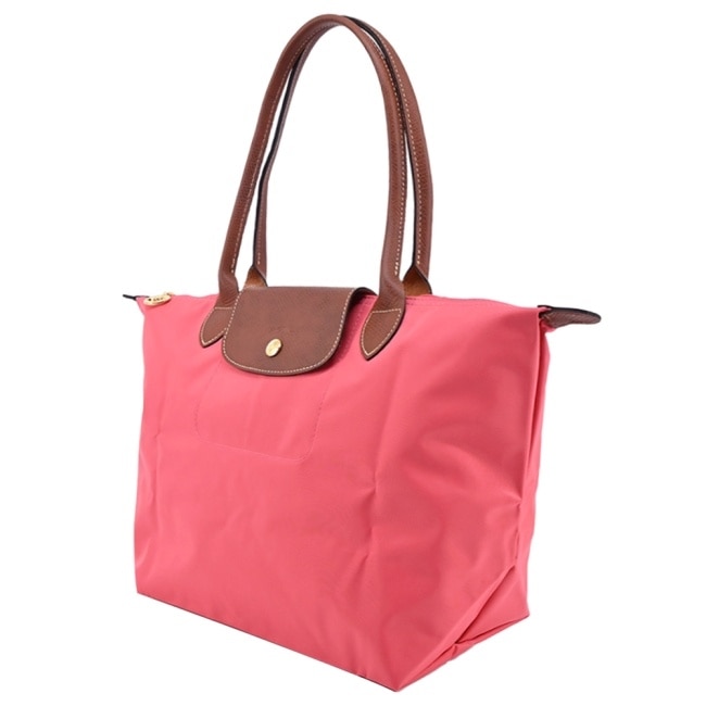 LONGCHAMP LE PLIAGE系列肩背水餃包(中/石榴紅)2605-089-P76