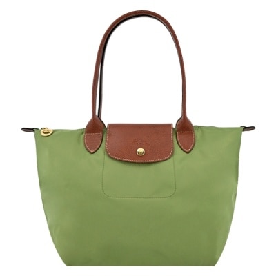 LONGCHAMP LONGCHAMP LE PLIAGE系列肩背水餃包(中/苔蘚綠)2605-089-P77