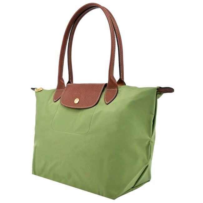 LONGCHAMP LE PLIAGE系列肩背水餃包(中/苔蘚綠)2605-089-P77