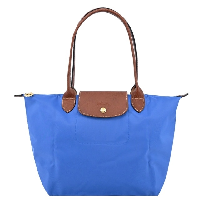 LONGCHAMP LE PLIAGE系列肩背水餃包(中/鈷藍)2605-089-P78